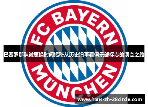 巴塞罗那队徽更换时间揭秘从历史沿革看俱乐部标志的演变之路 巴塞罗那队徽更换时间揭秘从历史沿革看俱乐部标志的演变之路